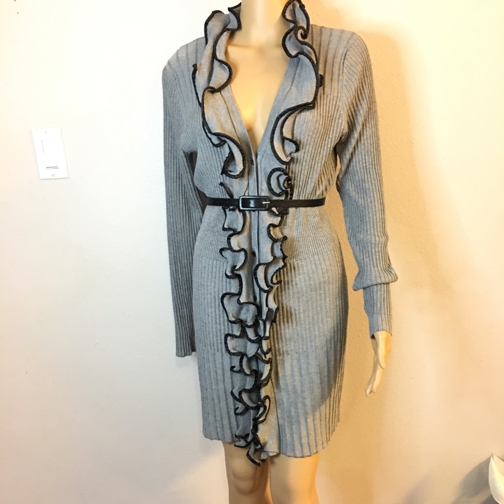 Saks Fifth Sweater dress RED label. Y2K Size Large. NWT (SKU D)